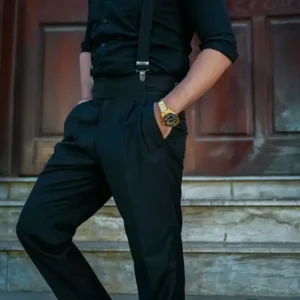 smart fit "black" gurkha pant