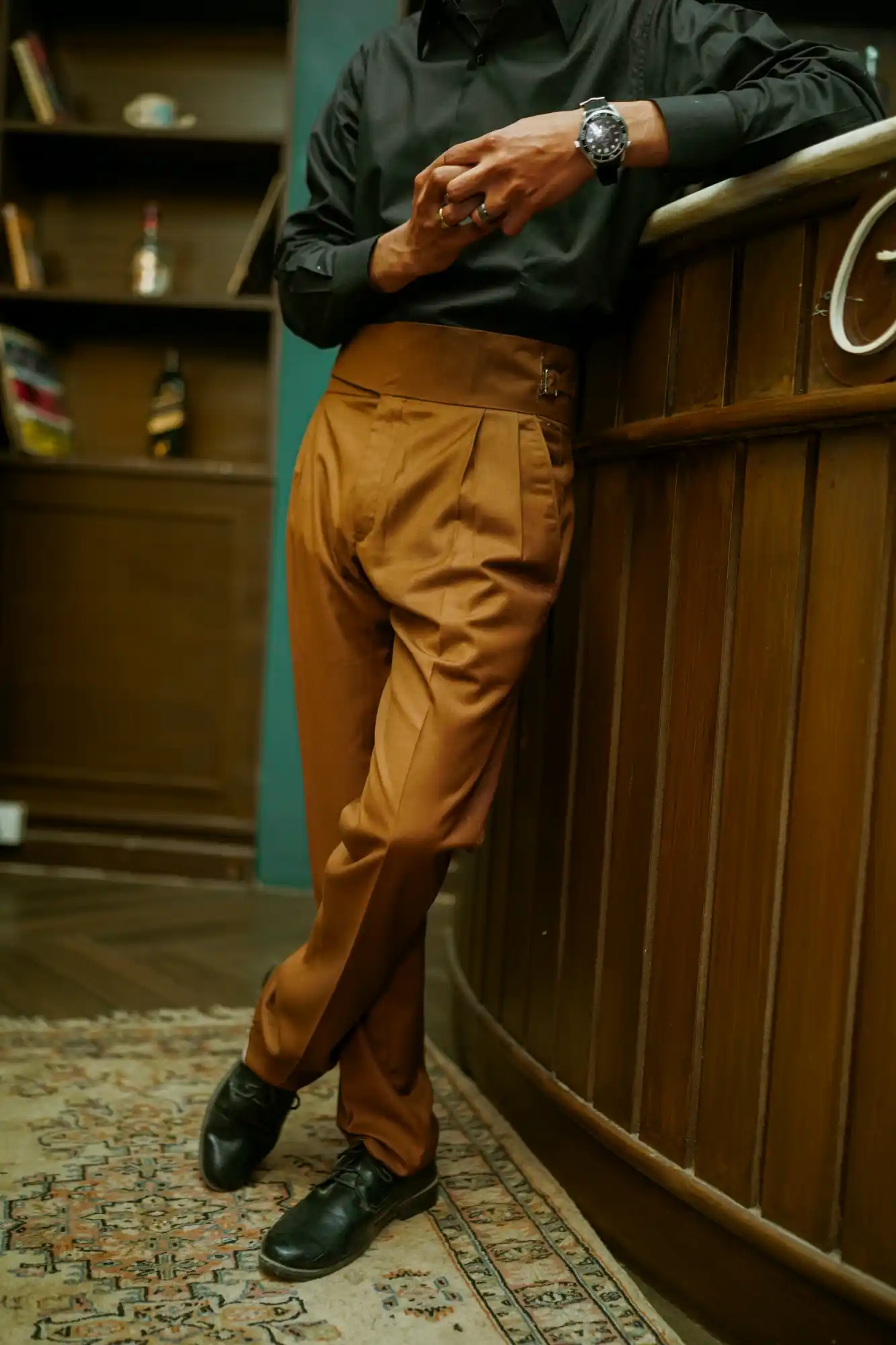 smart fit "blue" gurkha pant (copy) smart fit "blue" gurkha pant (copy)