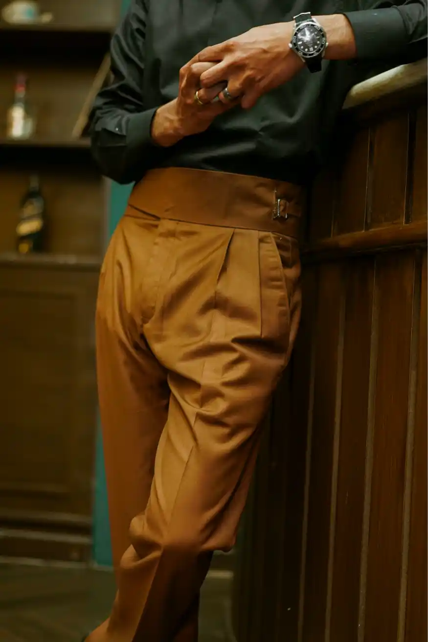 smart fit "blue" gurkha pant (copy) smart fit "blue" gurkha pant (copy)