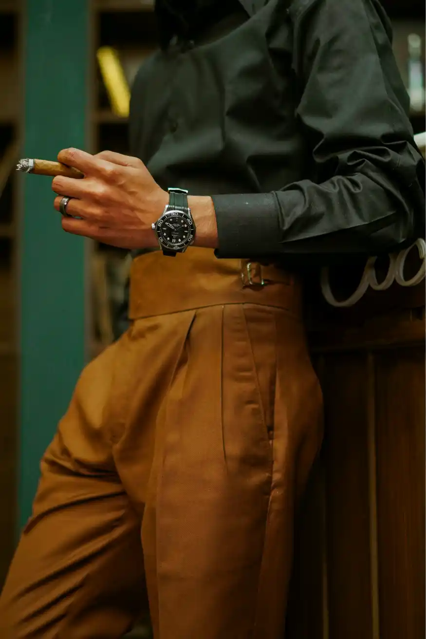 smart fit "blue" gurkha pant (copy) smart fit "blue" gurkha pant (copy)